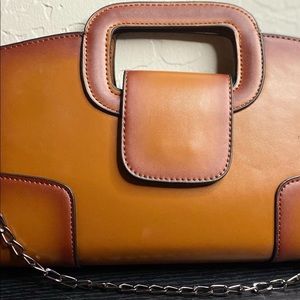 Geometric Handbag with chain strap